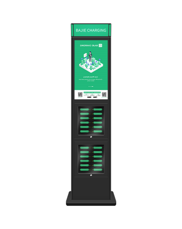 With advertising screen, suitable for places with high traffic, such as shopping malls, museums.