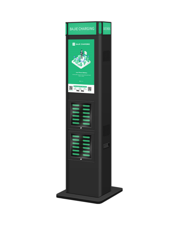With advertising screen, suitable for places with high traffic, such as shopping malls, museums.