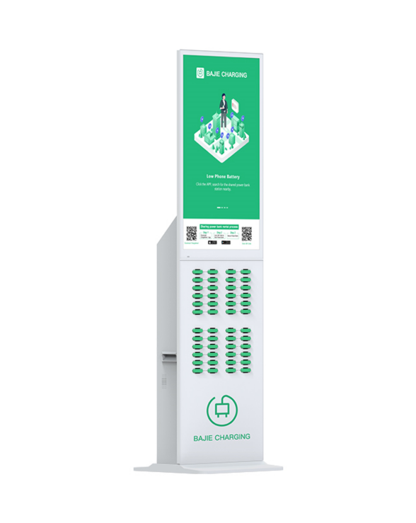 With advertising screen, suitable for places with high traffic, such as shopping malls, museums.
