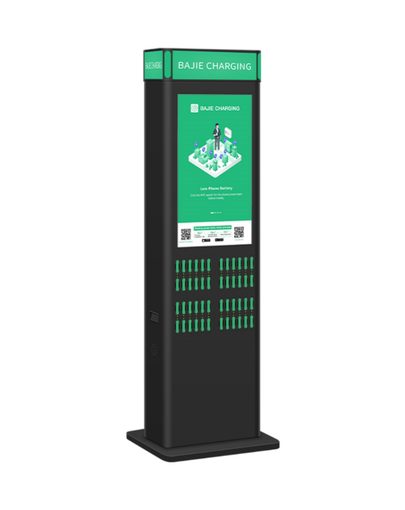 With advertising screen, suitable for places with high traffic, such as shopping malls, museums.