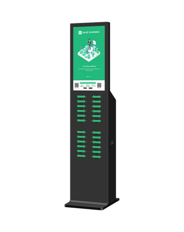 With advertising screen, suitable for places with high traffic, such as shopping malls, museums.