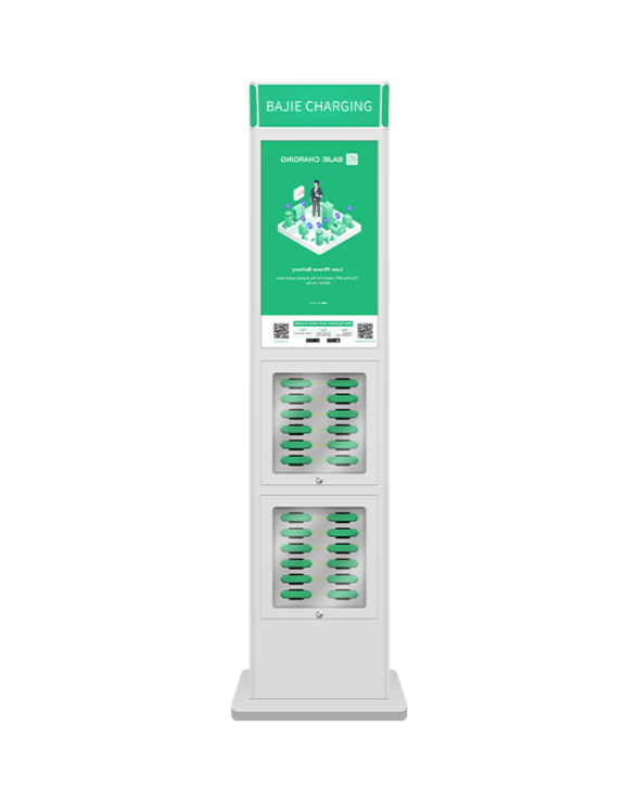 With advertising screen, suitable for places with high traffic, such as shopping malls, museums.