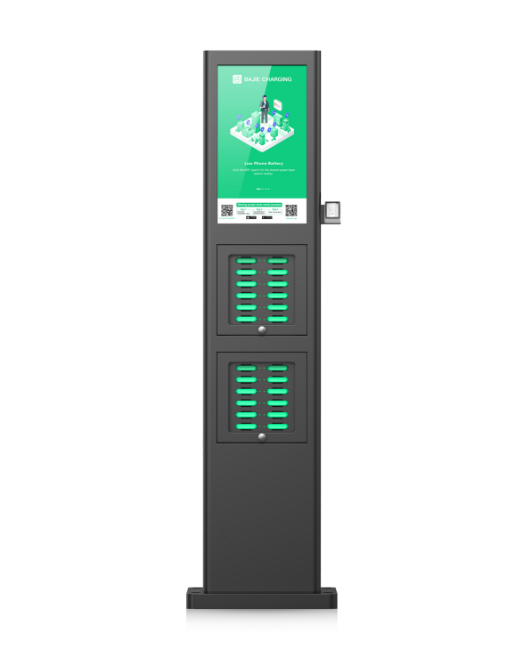 with advertising screen, pos reader,suitable for places with high traffic , suchas shopping malls, museums.
