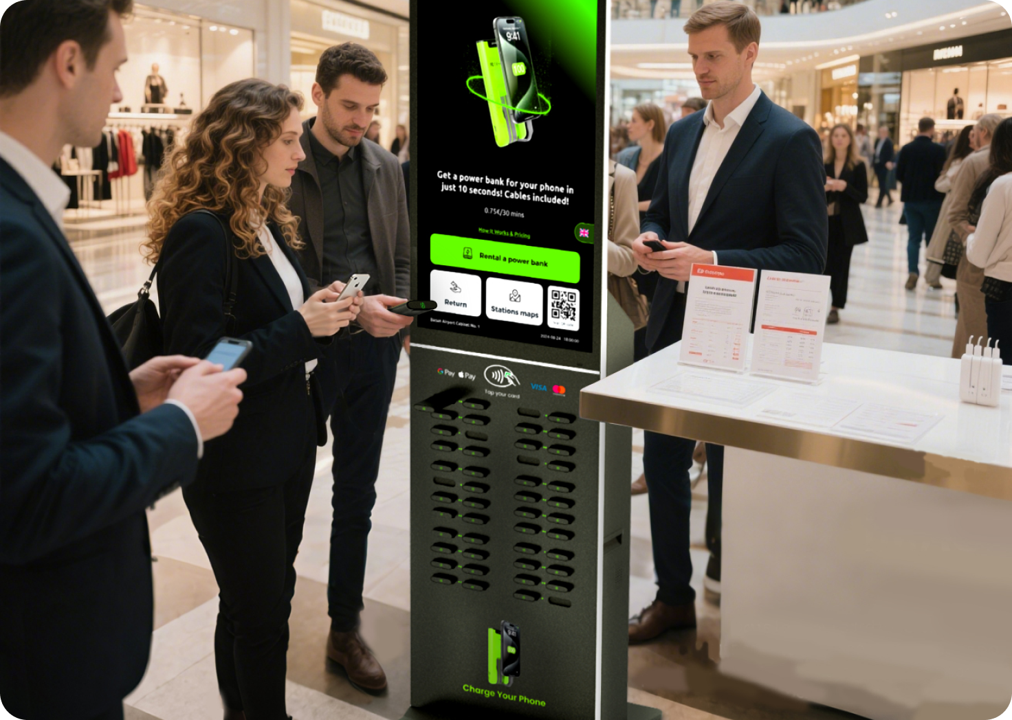 Shared Power Banks, Energy Available Anytime, Anywhere