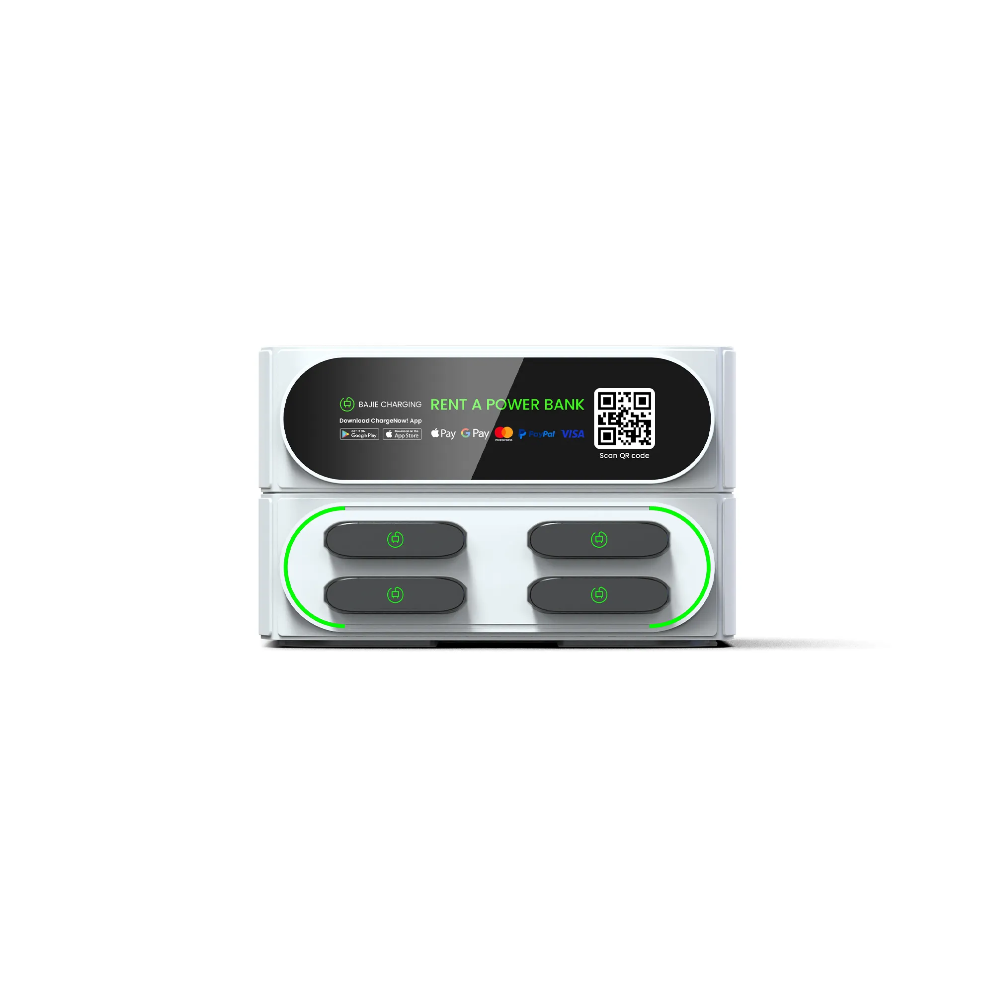 4-Slot Phone Charging Lockers