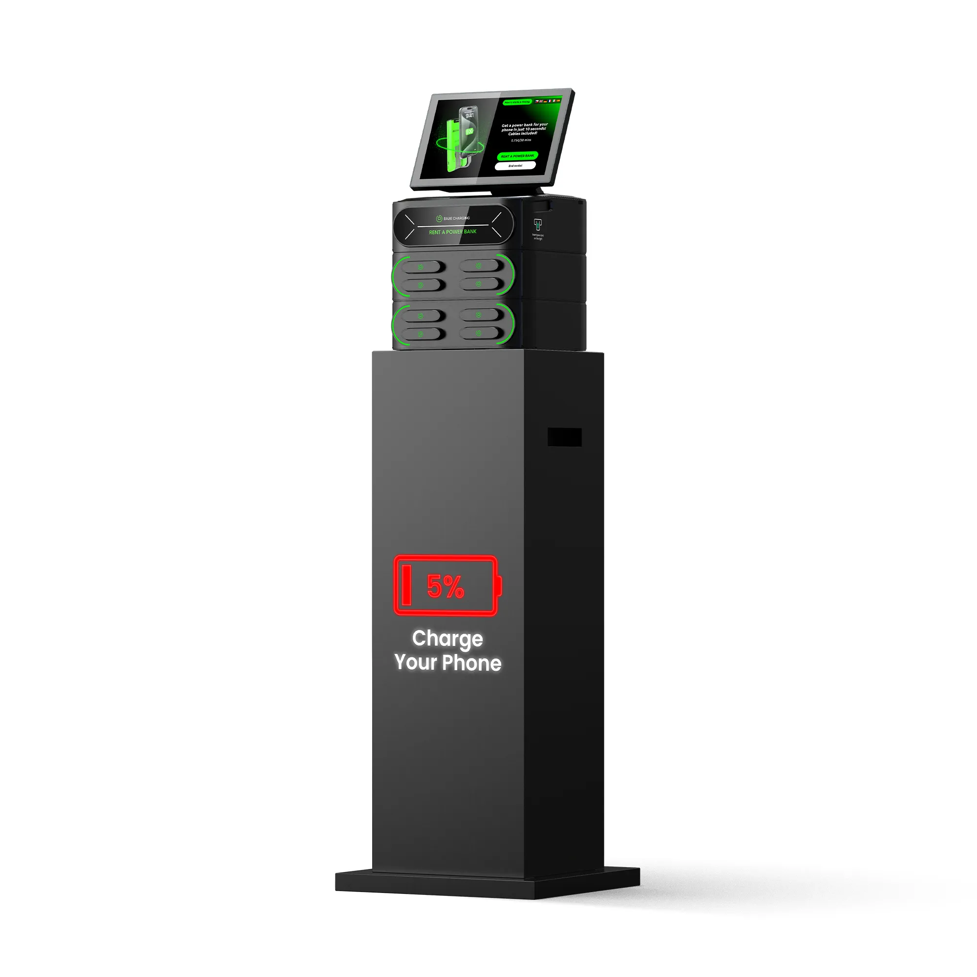 8-Slot charging Station + Touch & POS