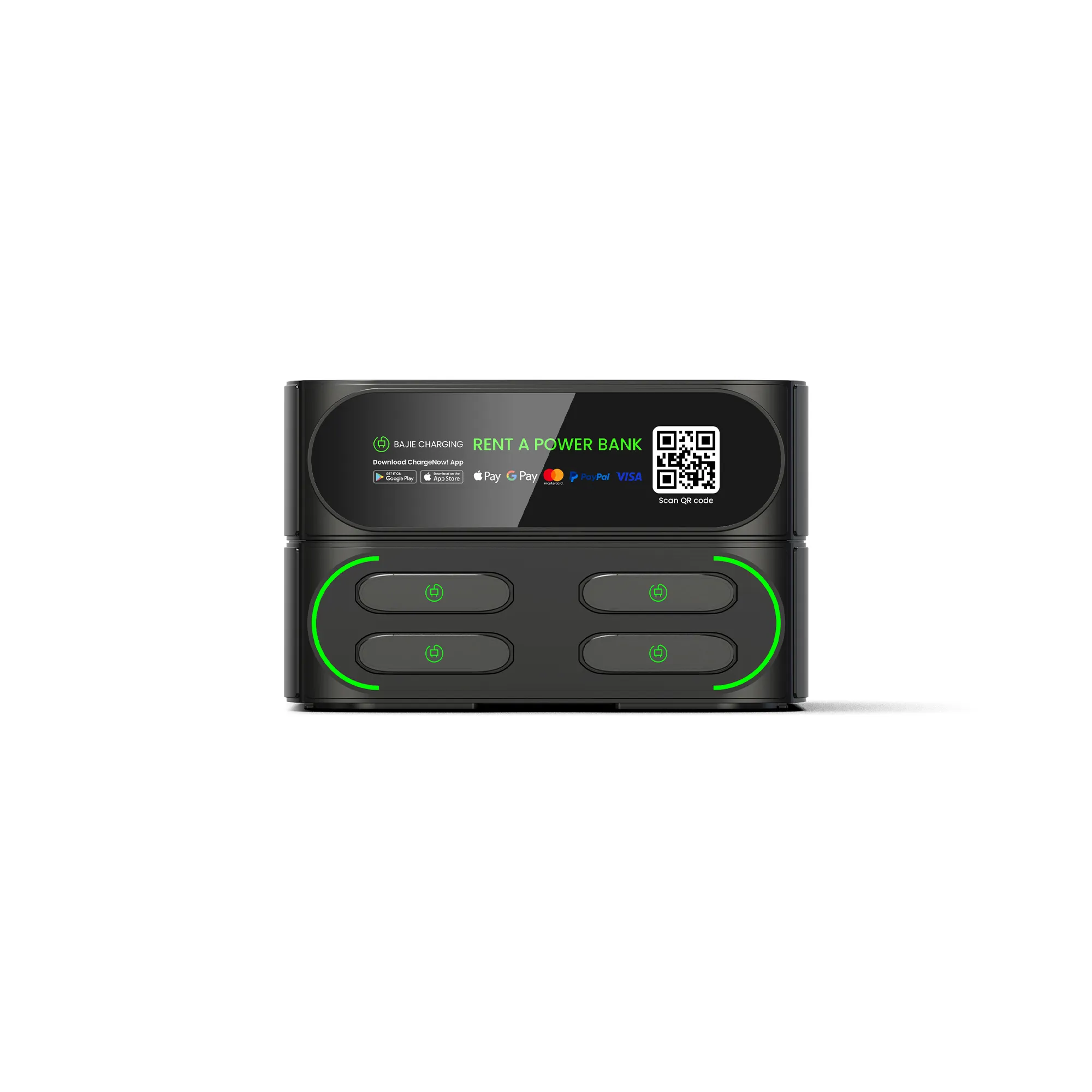 4-Slot Phone Charging Lockers