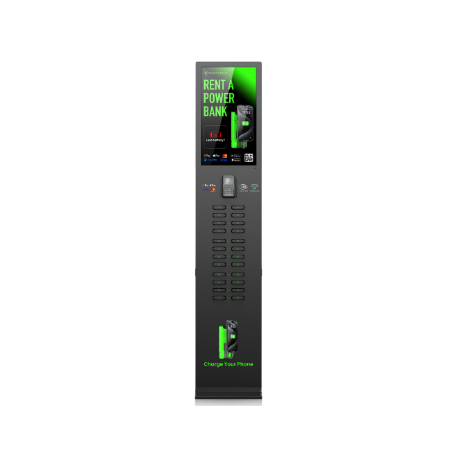 24-Slot Restaurant Cell Phone Charging Station + POS