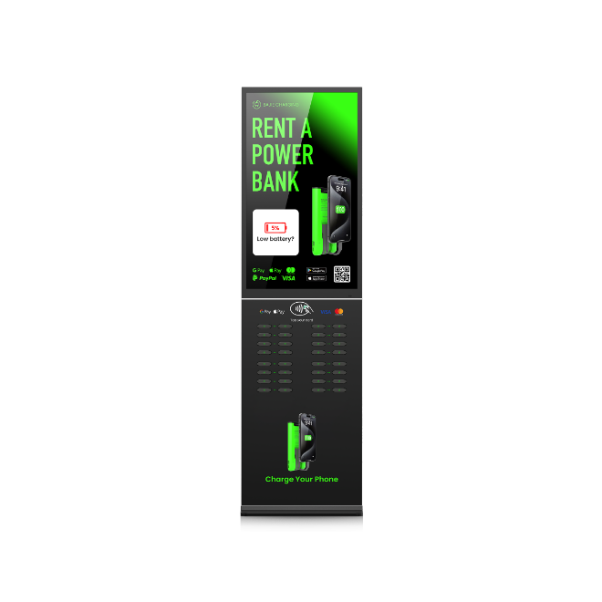 32-Slot Floor Standing Shared Charging Station