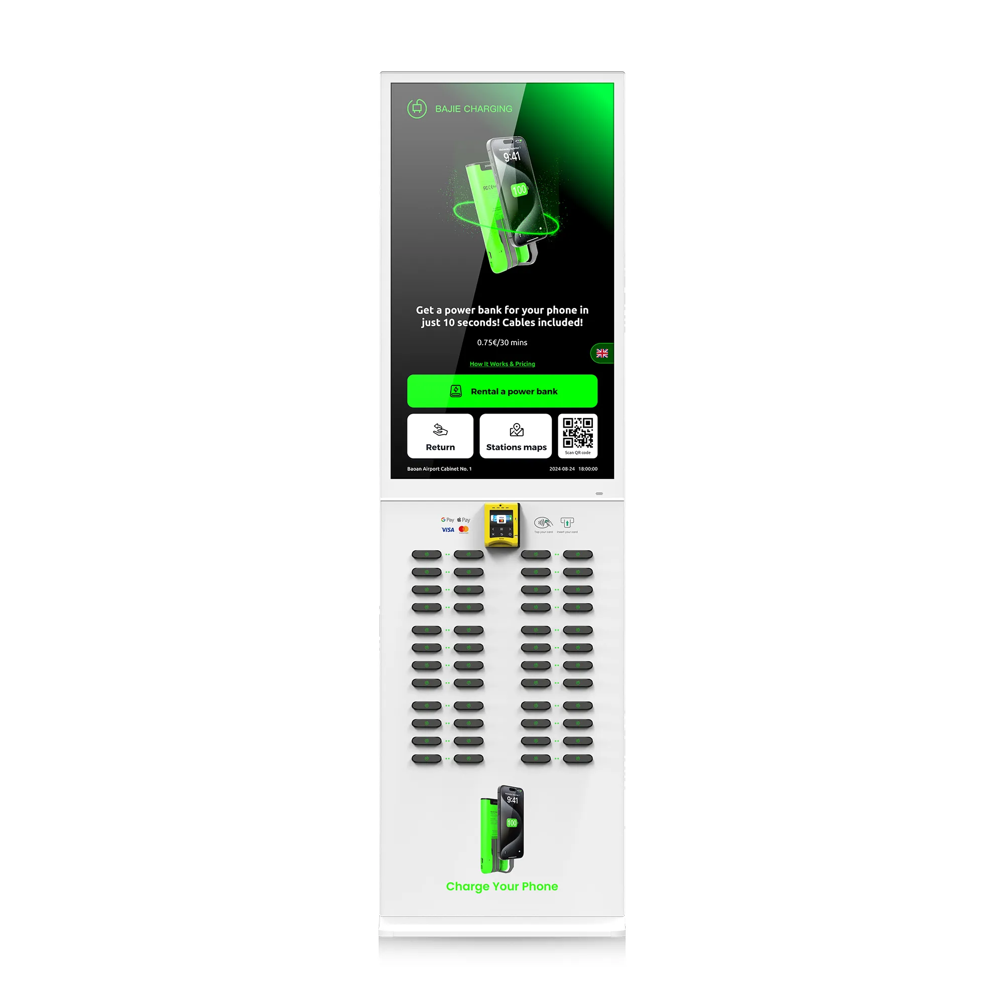 48-Slot Vending Machine Power Bank