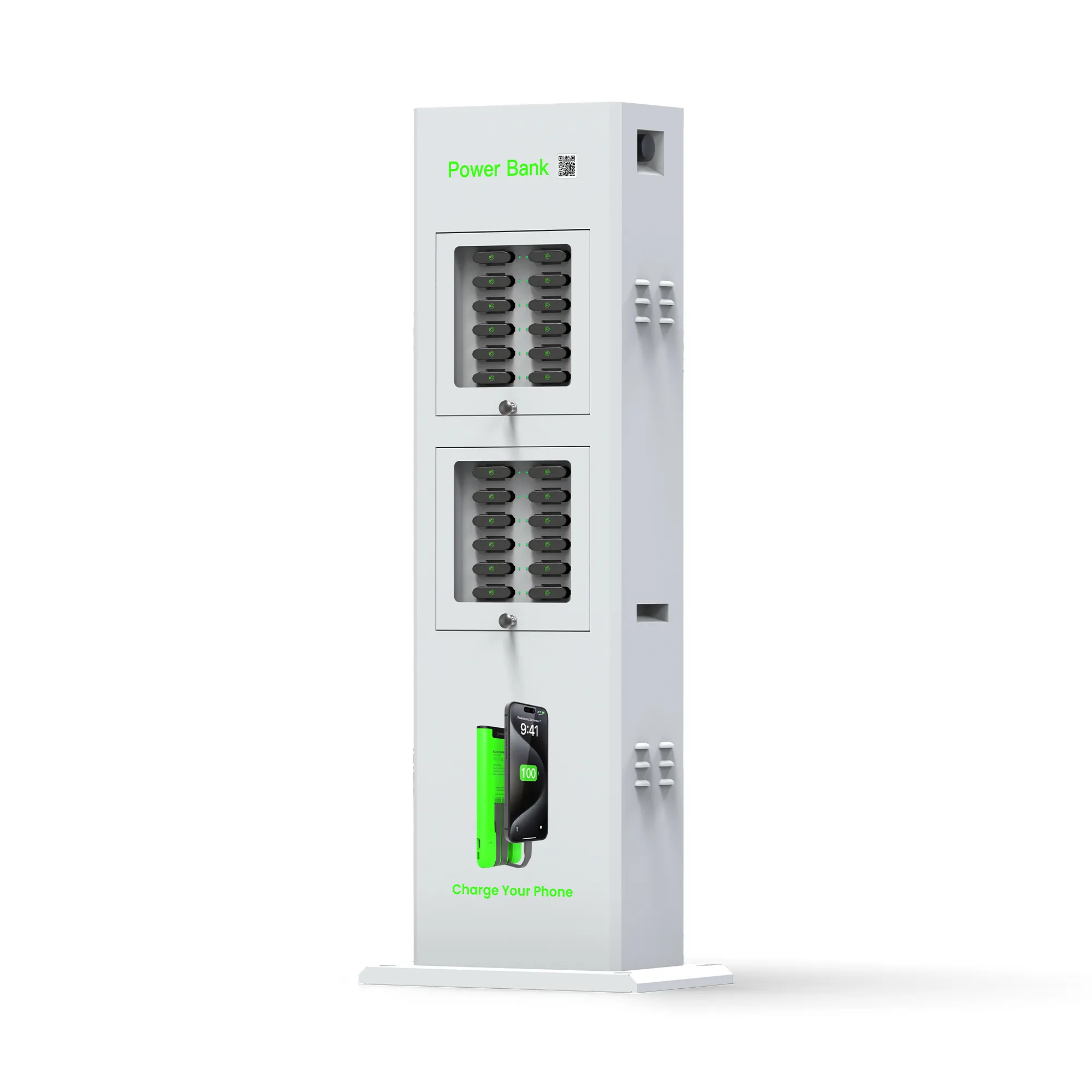 24-Slot Outdoor Waterproof Shared Power Bank