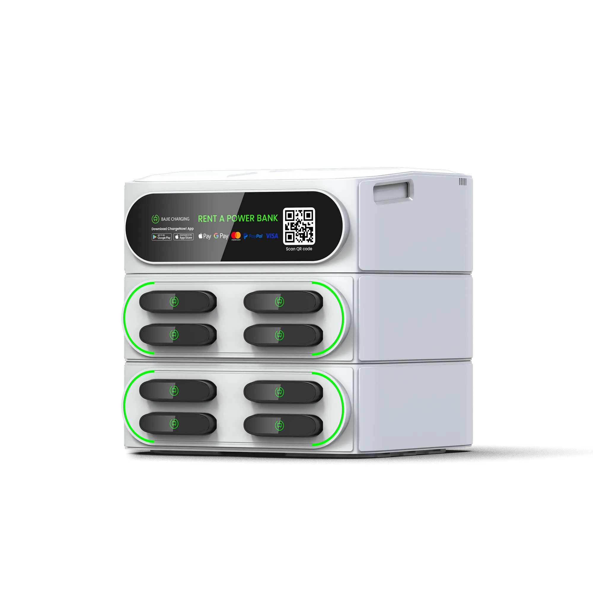 Card-swipe Mobile Phone Charging Station