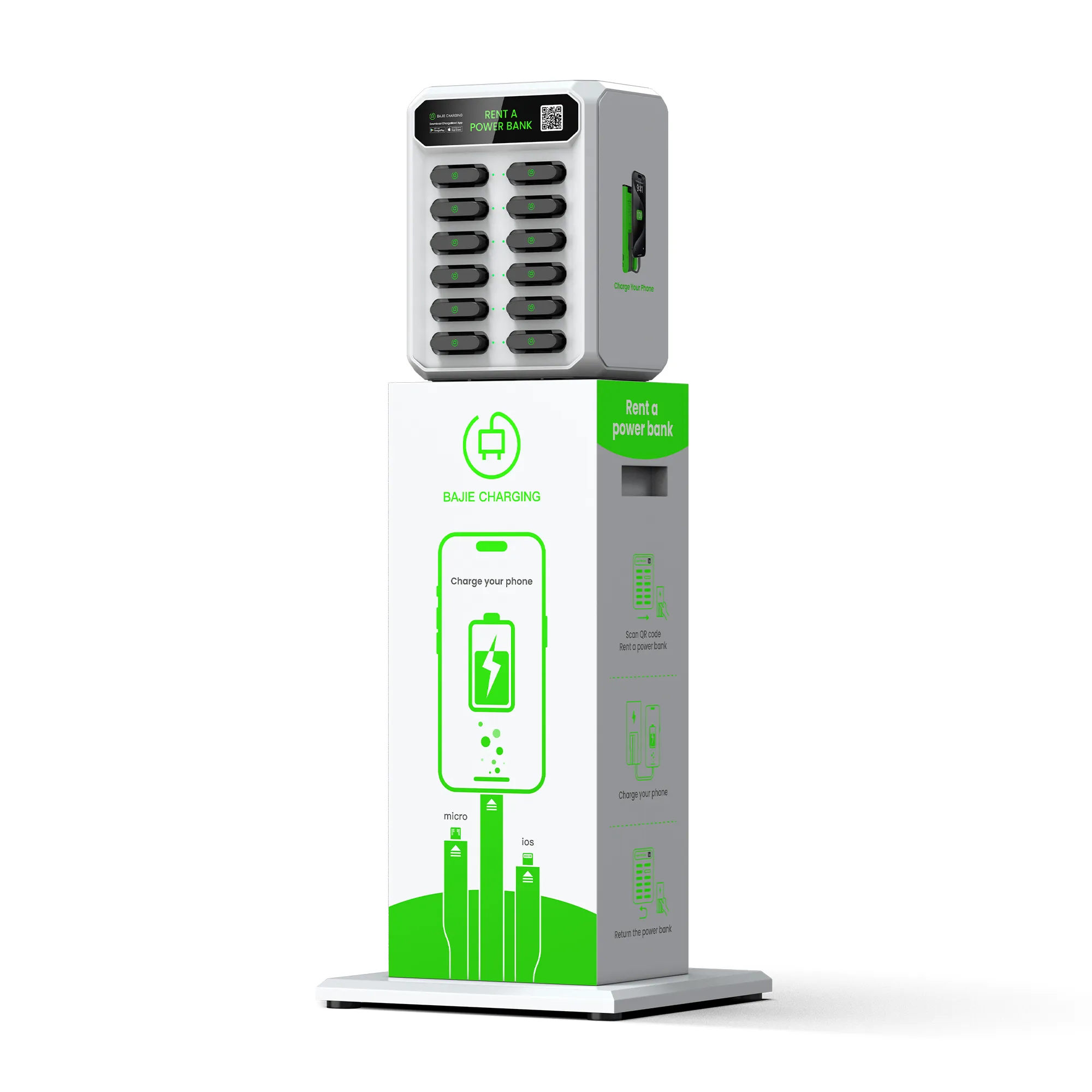 12-Slot Phone Charging Station
