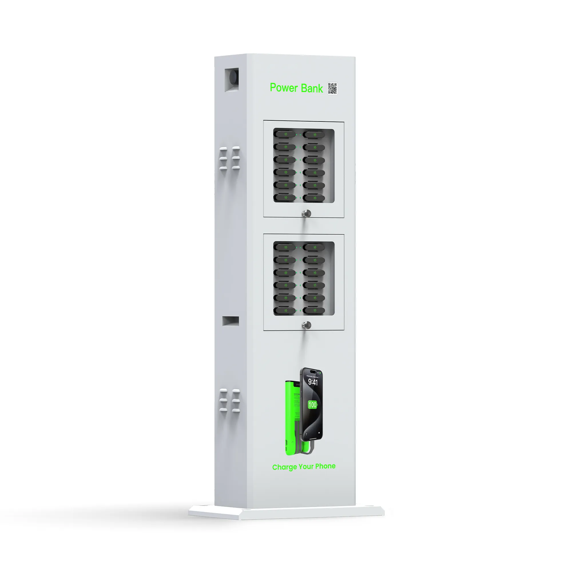 24-Slot Outdoor Waterproof Shared Power Bank