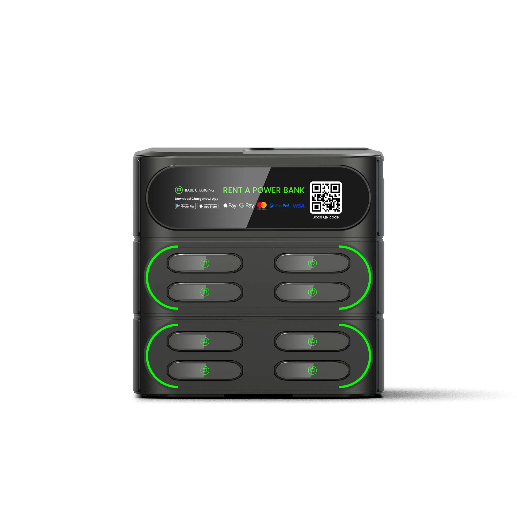 Card-swipe Mobile Phone Charging Station