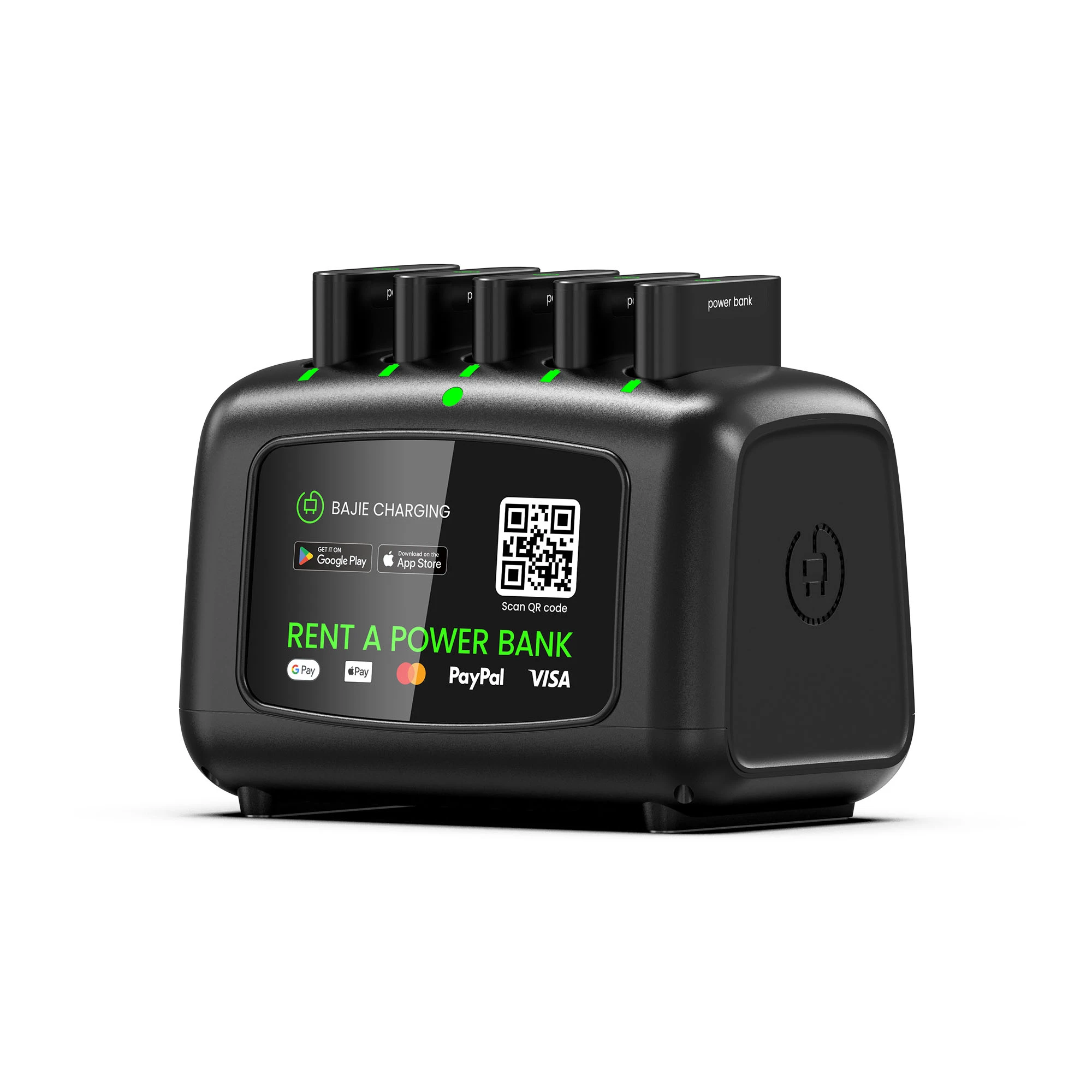 5-Slot Mini Power Bank Rental Station