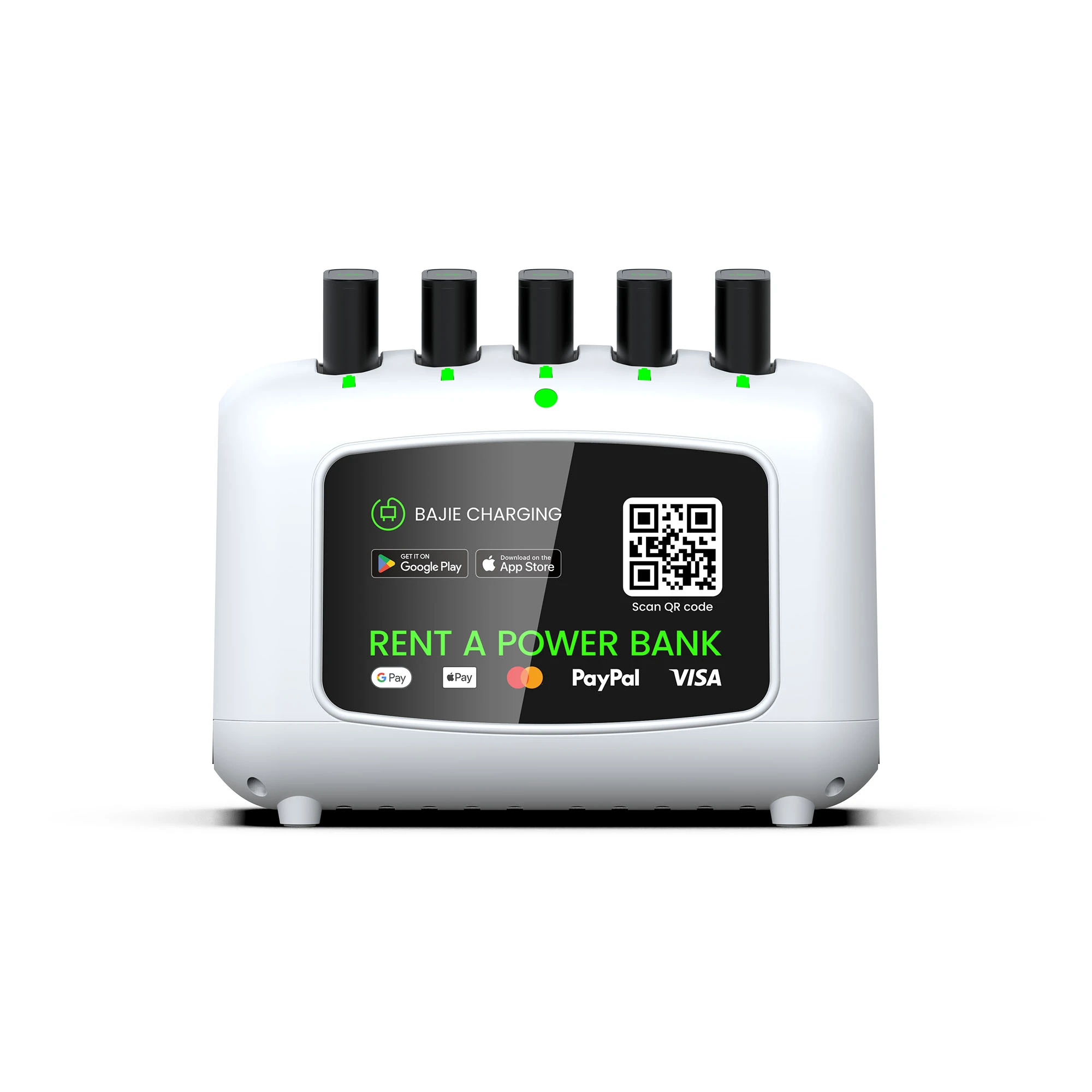5-Slot Mini Power Bank Rental Station